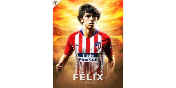 A camisa nº 7 do Atlético Madrid permite aos fãs perseguirem